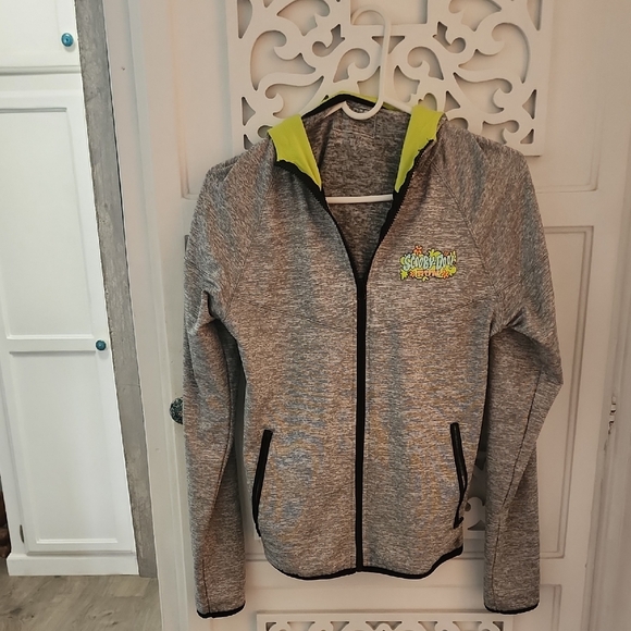 Gray and Yellow Women's Hoodie - Picture 1 of 5